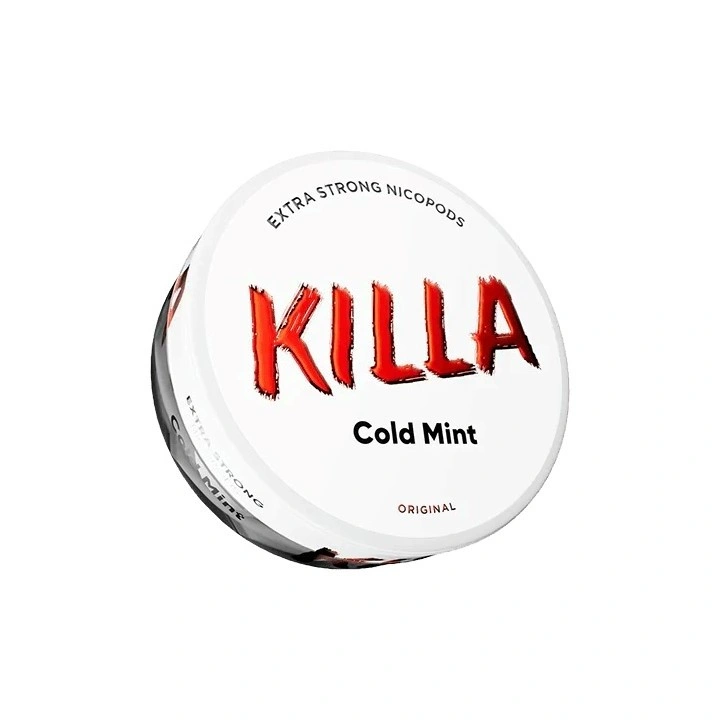 Killa Snus Cold Mint – 16mg/g, Slim Format, Güclü Effekt