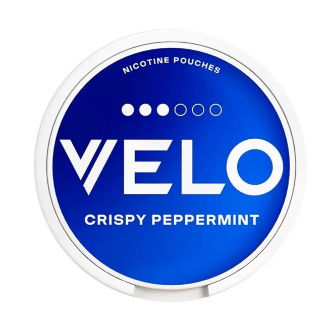 VELO CRISPY PEPPERMINT MINI Snus | Nanə Ətri | Mini Format | 14.3 mq Nikotin