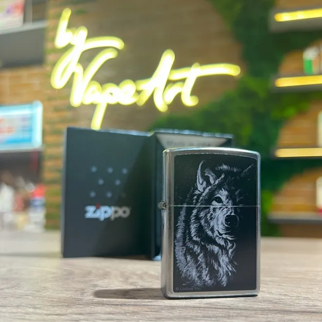 ZIPPO Lindsay Kivi Wolf Design