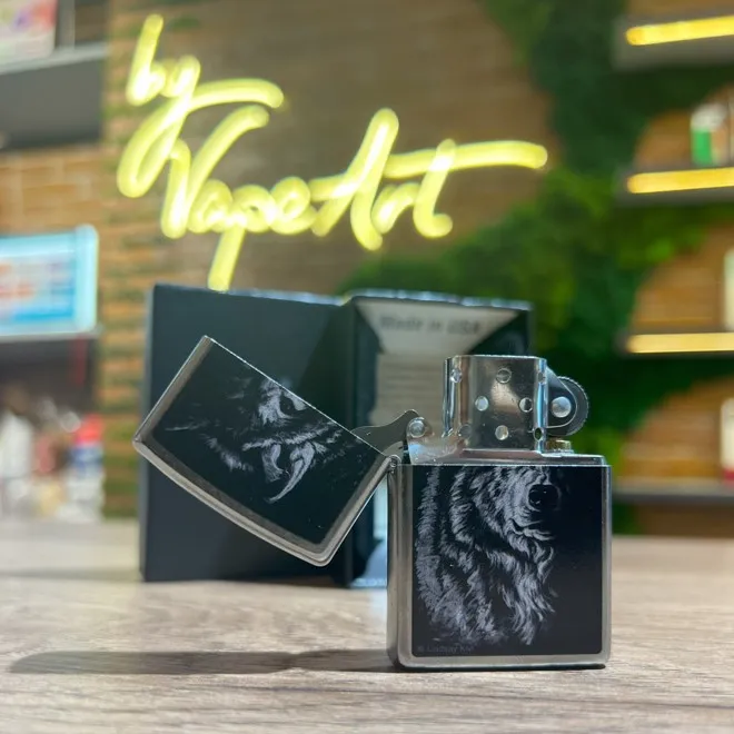 ZIPPO Lindsay Kivi Wolf Design