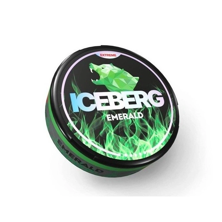 ICEBERG Emerald Snus | Yaşıl Alma və Limon | 150 mq Nikotin | Slim | Çox Güclü