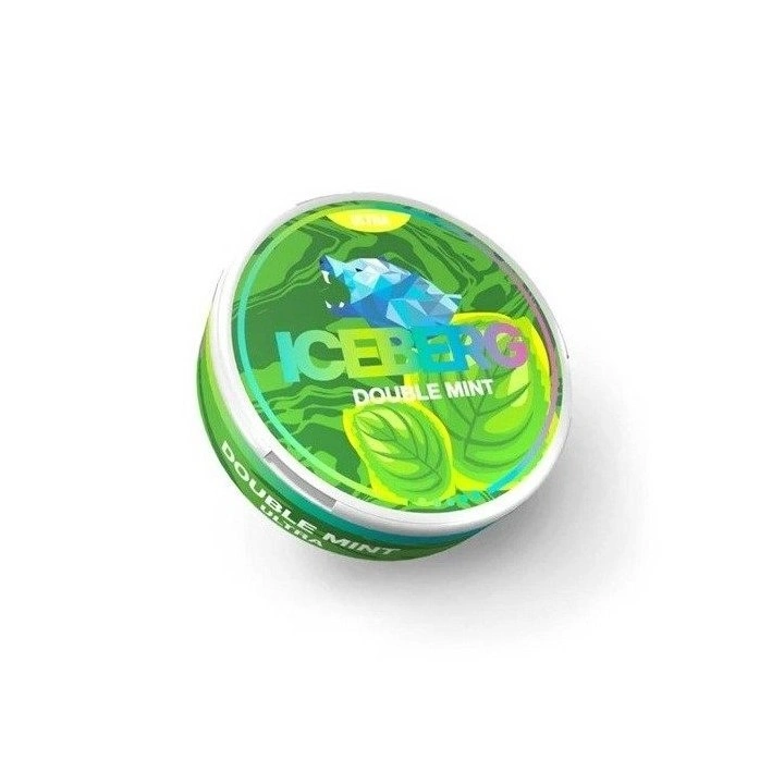 ICEBERG Double Mint Snus | İkiqat Nanə Dadı | 150 mq Nikotin | Slim | Çox Güclü