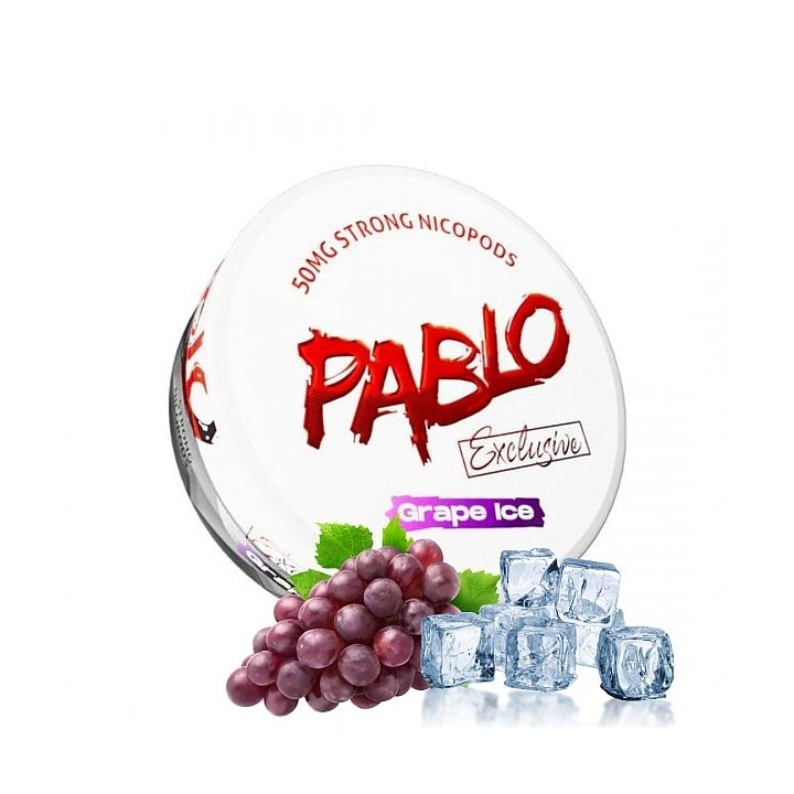 Pablo Snus Grape Ice – Buzlu Üzüm Dadı, 50mg/q Nikotin, Slim