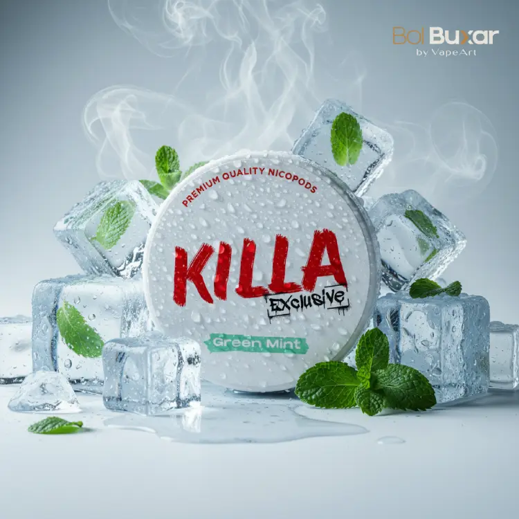 Killa Green Mint 16mg – Orta Güclü Slim Snus | Vape Art