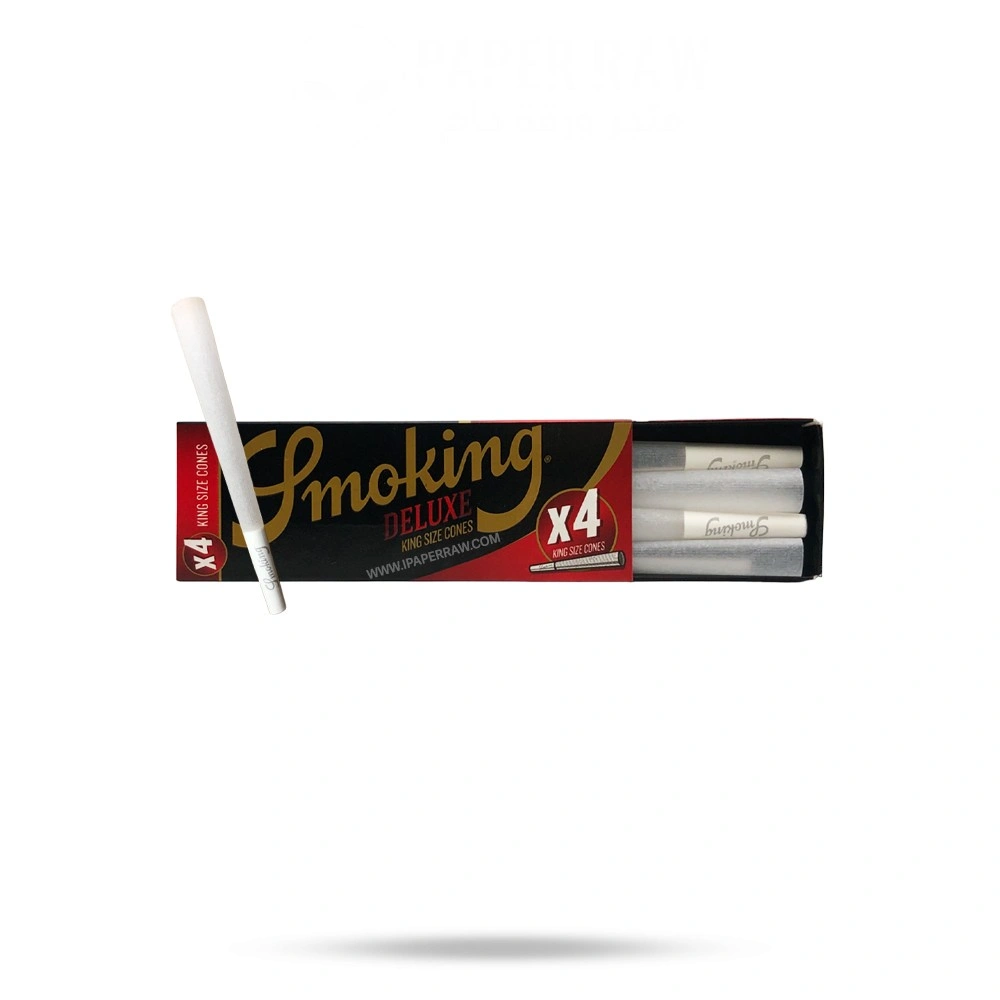 Smoking Deluxe KS Cones x4 – Ultra Nazik, Premium Konus Kağızlar | Bol Buxar