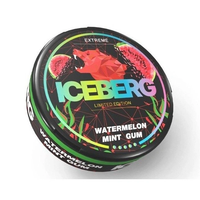 SNUS ICEBERG Watermelon Mint Gum 130 mg