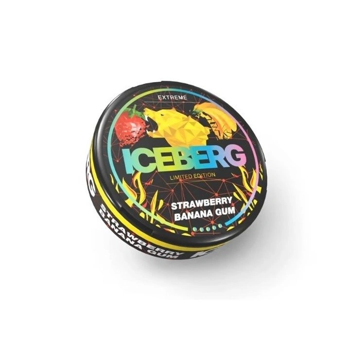 SNUS ICEBERG Strawberry Banana Gum 130 mg